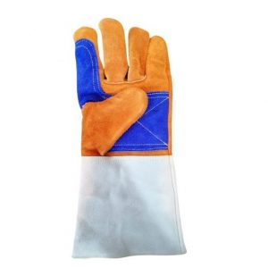 GUANTE SOLDADOR NARANJO REFORZADO KEVLAR CERTIFICADO