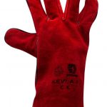 GUANTE SOLDADOR ROJO KEVLAR CERTIFICADO